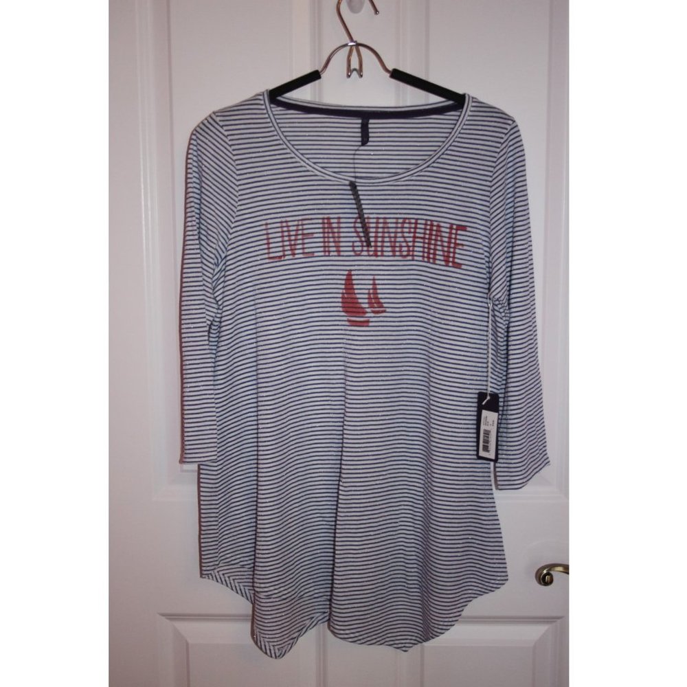 ✨BOGO✨NYDJ Long Sleeve Striped Shirt